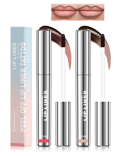 24 H Waterproof peel off lip stain duo